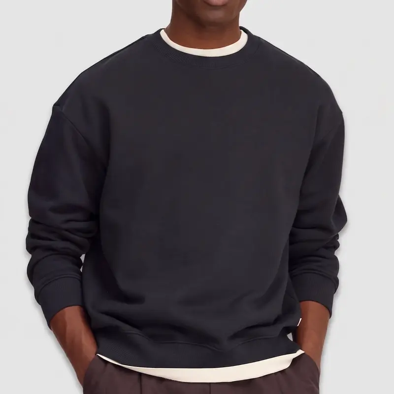 NN07 David Crew 3014 Sweater Black