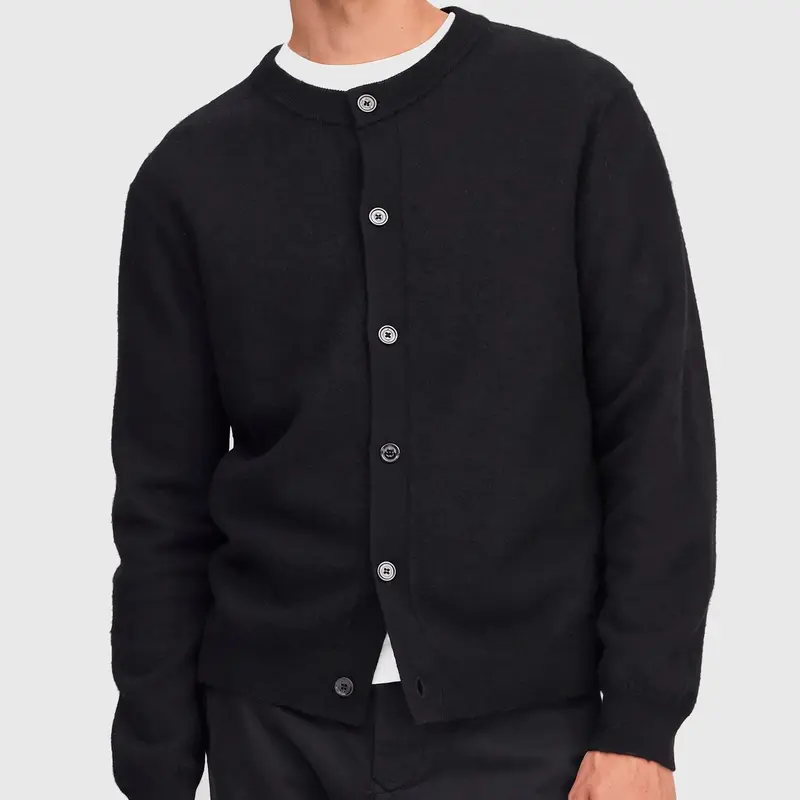 NN07 Jasper Crew Cardigan 60062 Cardigan Black