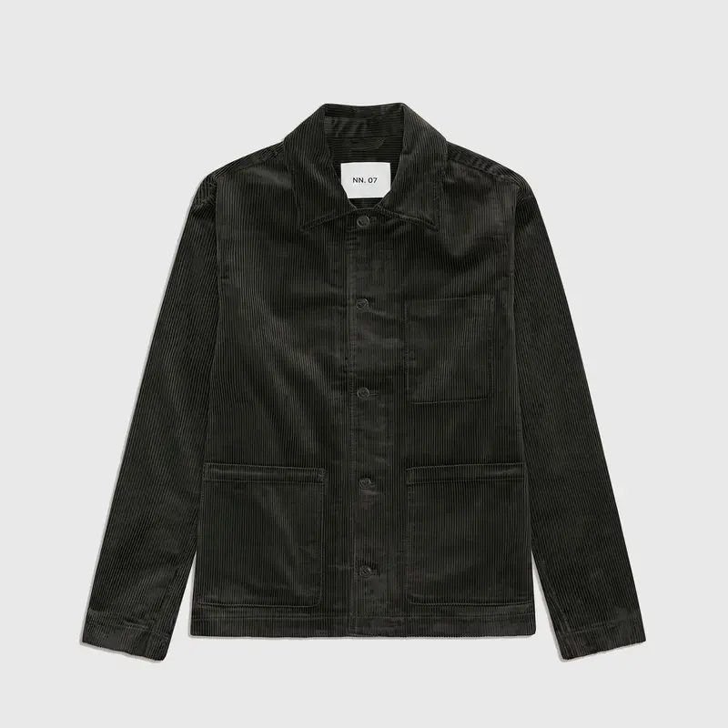 NN07 Morgan 50004 Overshirt Dark Army
