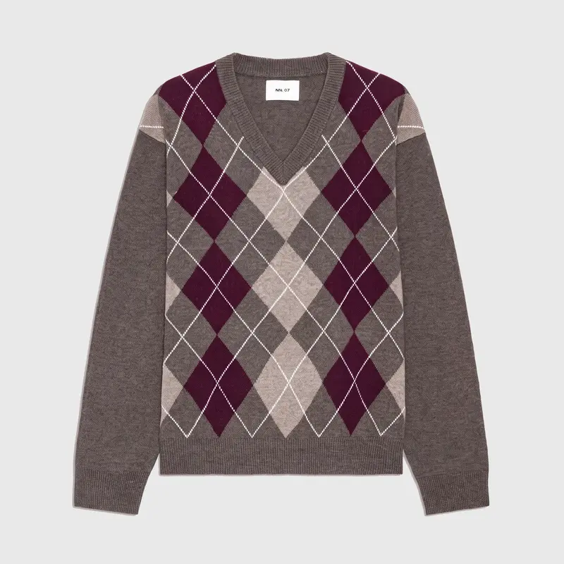 NN07 Otto V-neck 60070 Sweater Winetasting