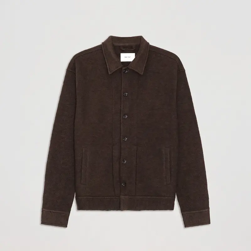 NN07 Reed 6398 Overshirt Deep Truffle