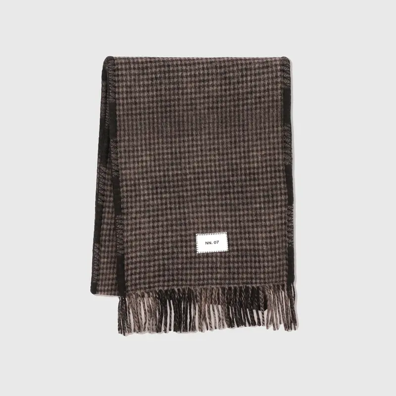 NN07 Scarf Three 60087 Scarf Brown Black