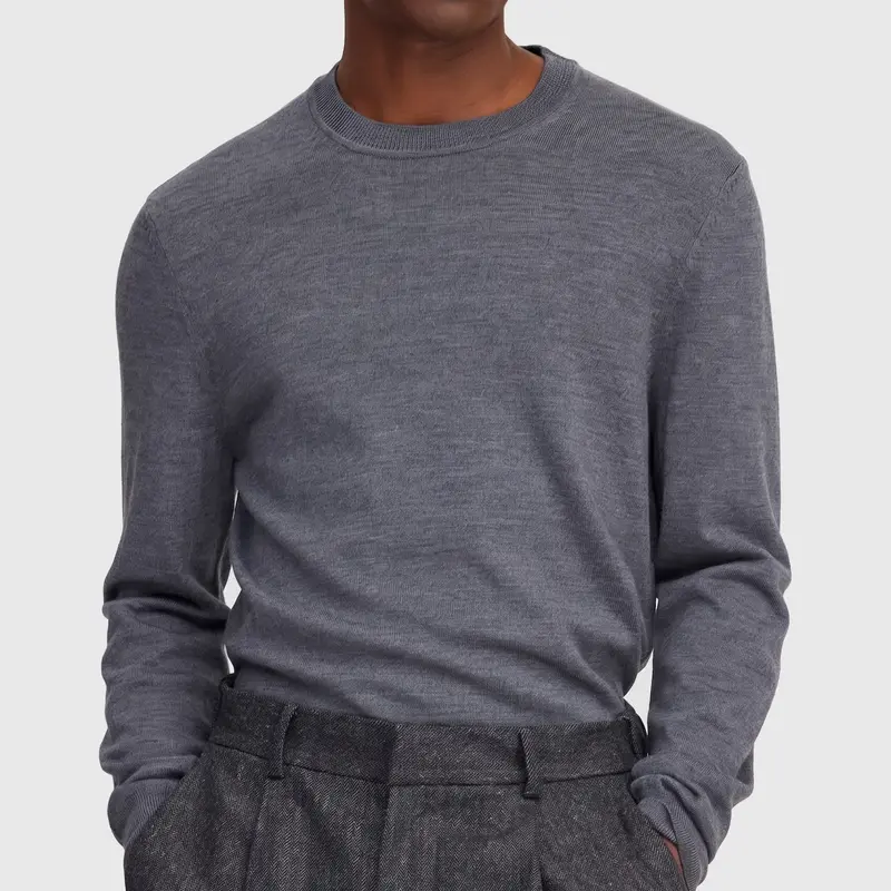 NN07 Ted 6605 Sweater Dark Grey Mel
