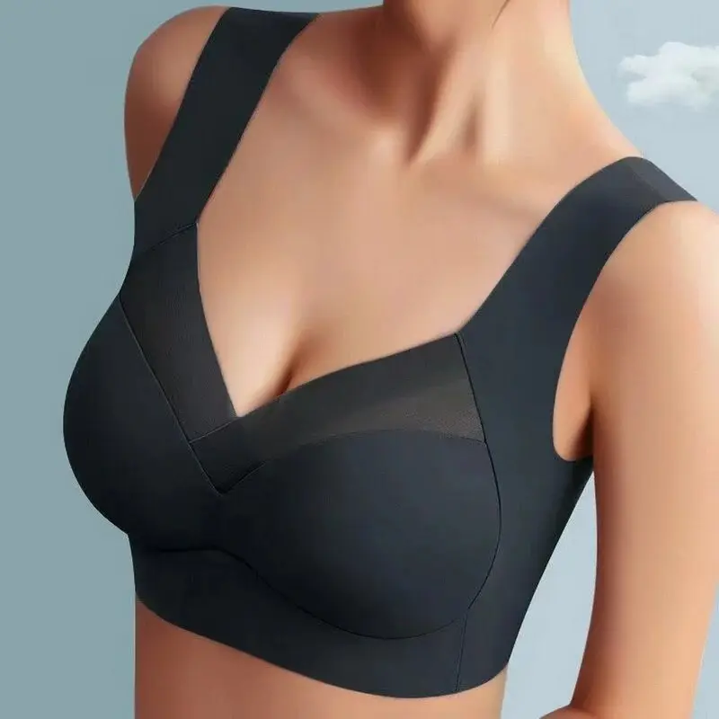 Nora | Plus Size BH V-Ausschnitt Geformt Ohne Bügel