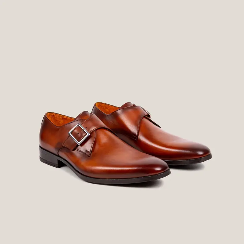 NY24 - Cognac Brown Patina Leather