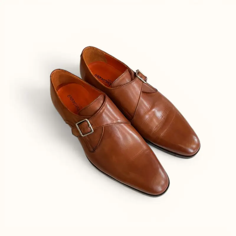 NY24 [SC] - Light Cognac Brown Leather - Size 41