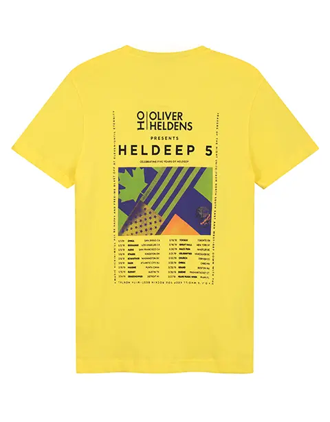 Oliver Heldens Heldeep 5 Tour tee