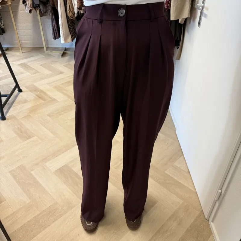 Pantalon Sharon Tall Burgundy