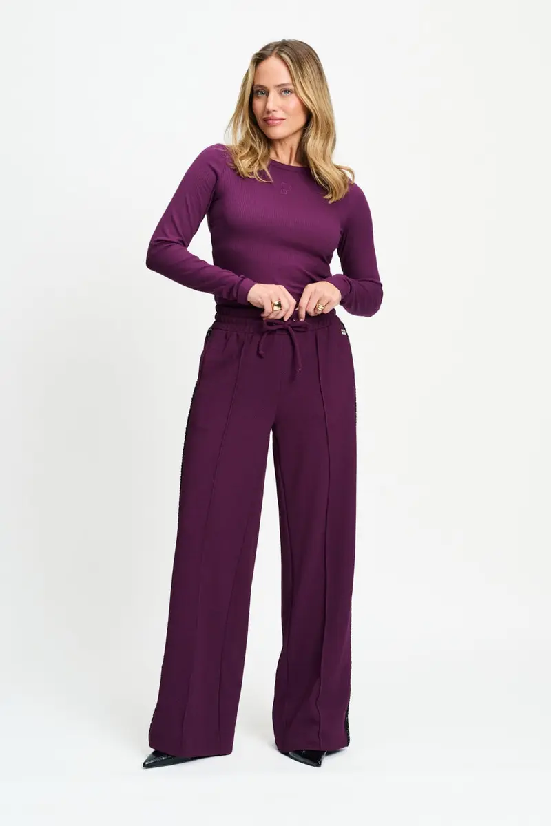 PANTS - Leah Dark Plum