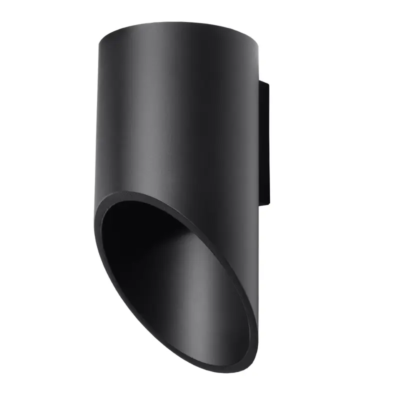 PENNE - 20 Wandleuchte, schwarz, aus Aluminium