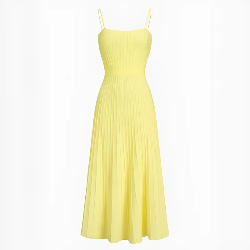Pheobie - Elegantes Midikleid mit Falten