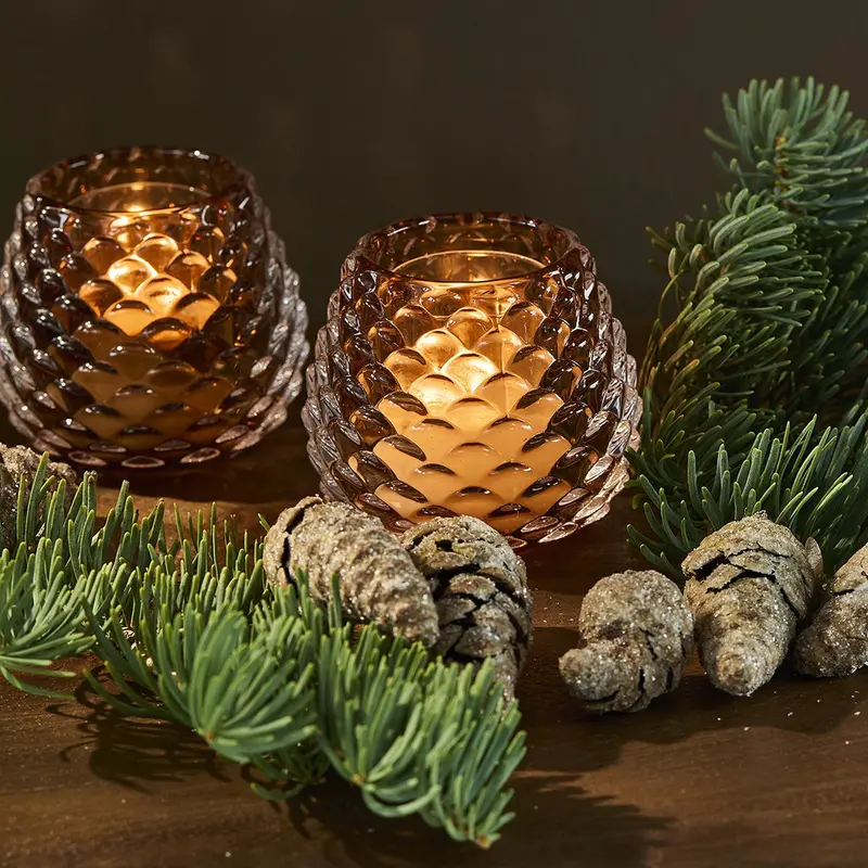 Pine Cone Votive