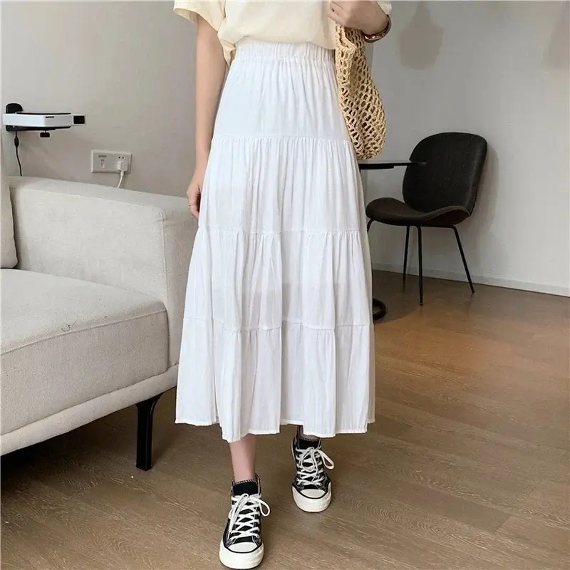 Plissé Midi Rok – Vrouwelijke Elegantie & Comfort