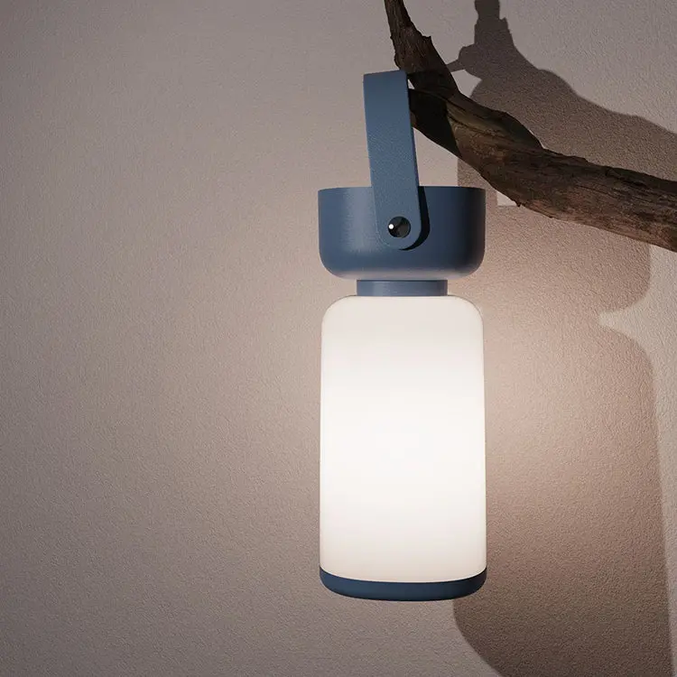 Portable, Waterproof LED Table Lamp - Modern Cylindrical Design