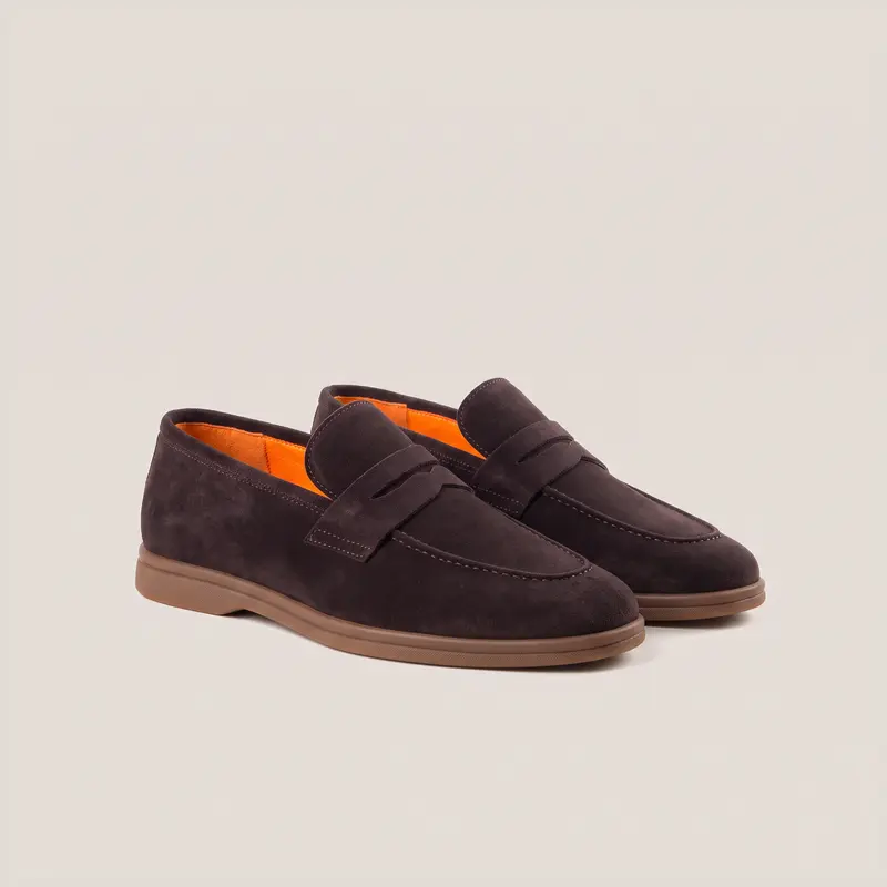 Portofino II - Dark Brown Suede