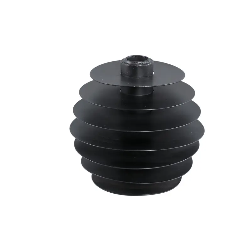 PTMD Tyna Black metal kandelaar layered rounds
