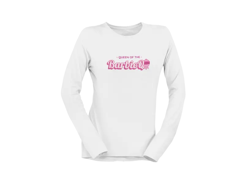 Queen Of The BarbieQ - Ladies Longsleeve Shirt