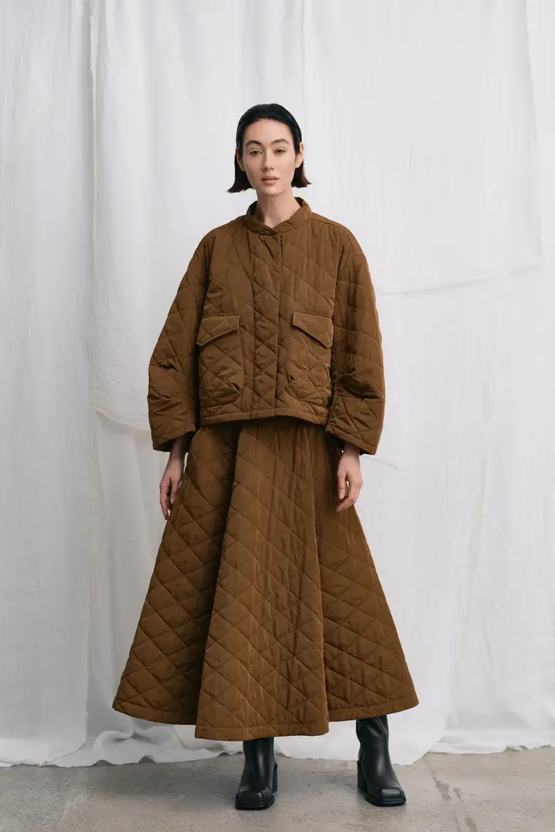 Rabens Tech Quilt Skirt