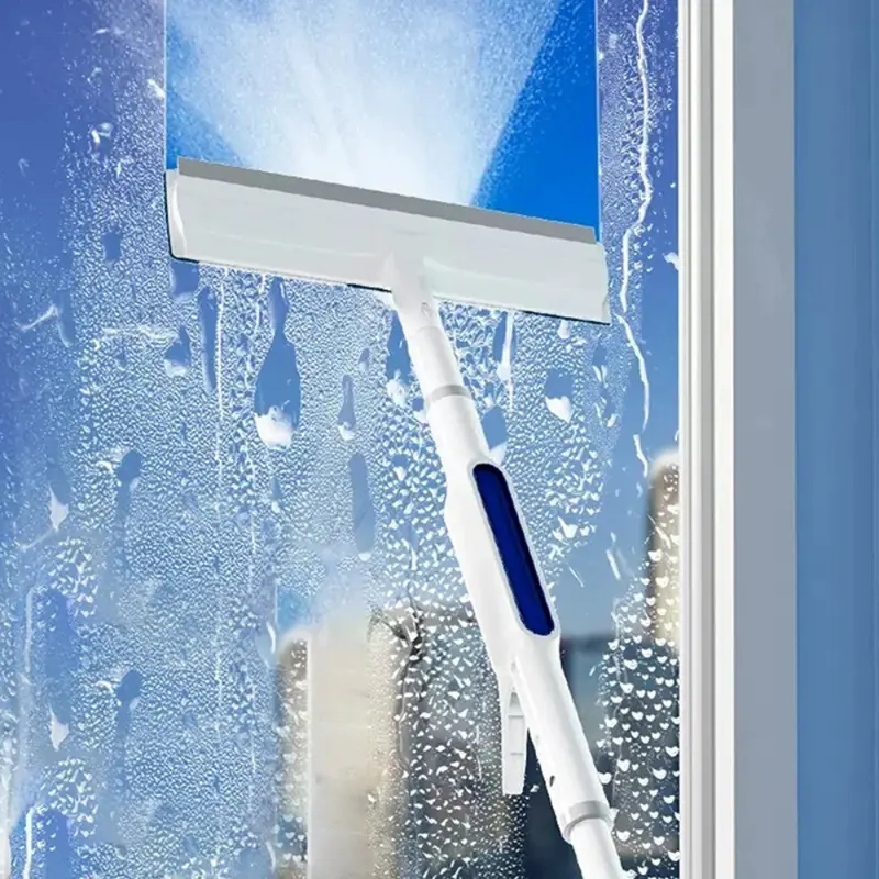 Ramenreiniger met Spray 3-in-1 – Wisser met Telescoopsteel en Draaikop