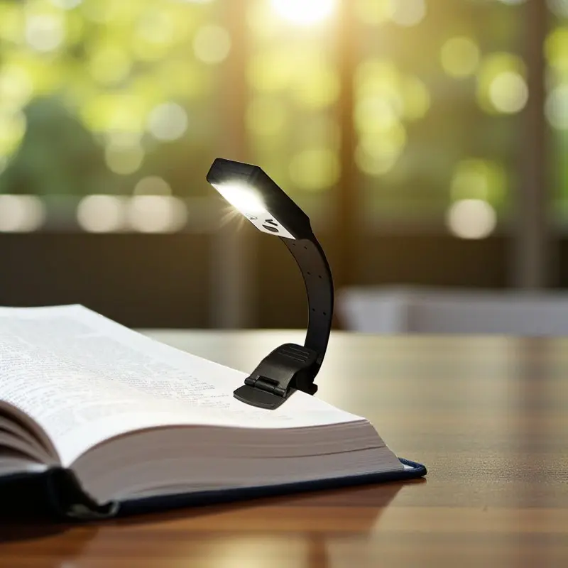 Rechteckige - LED-Tischlampe mit Buchstütze