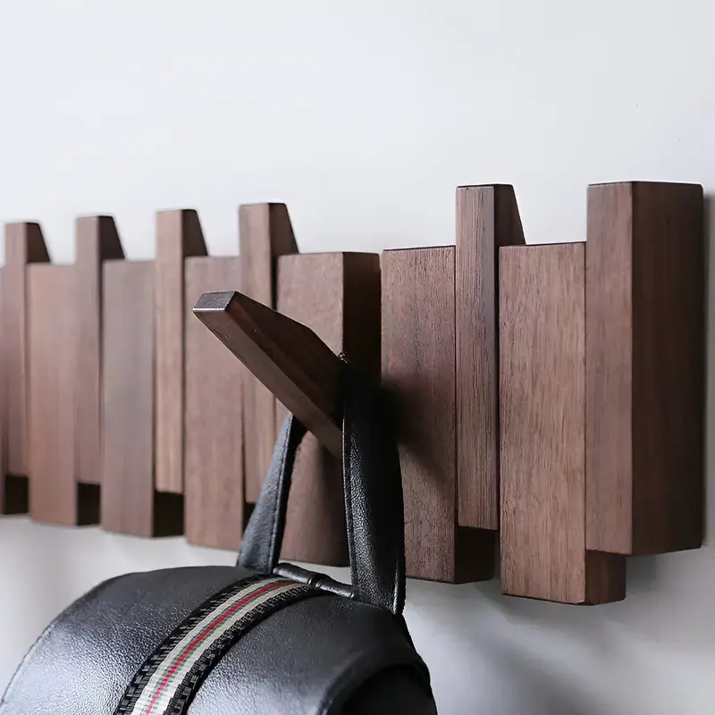 RetroHooks - Klaviertasten-Wandregal aus Holz mit