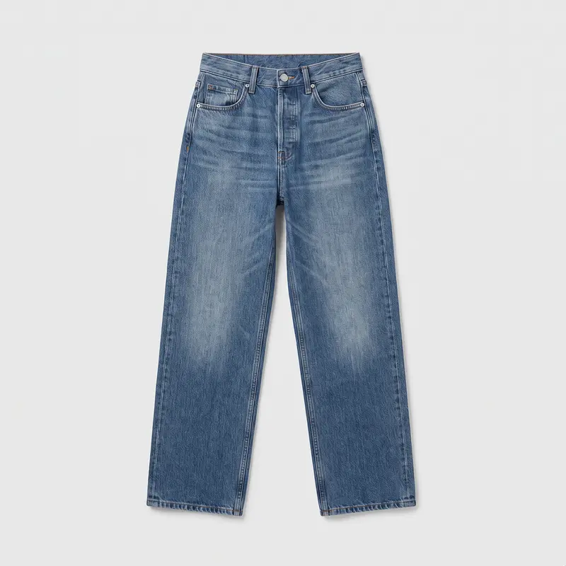 Róhe Bruun Signature Baggy Denim Classic Blue