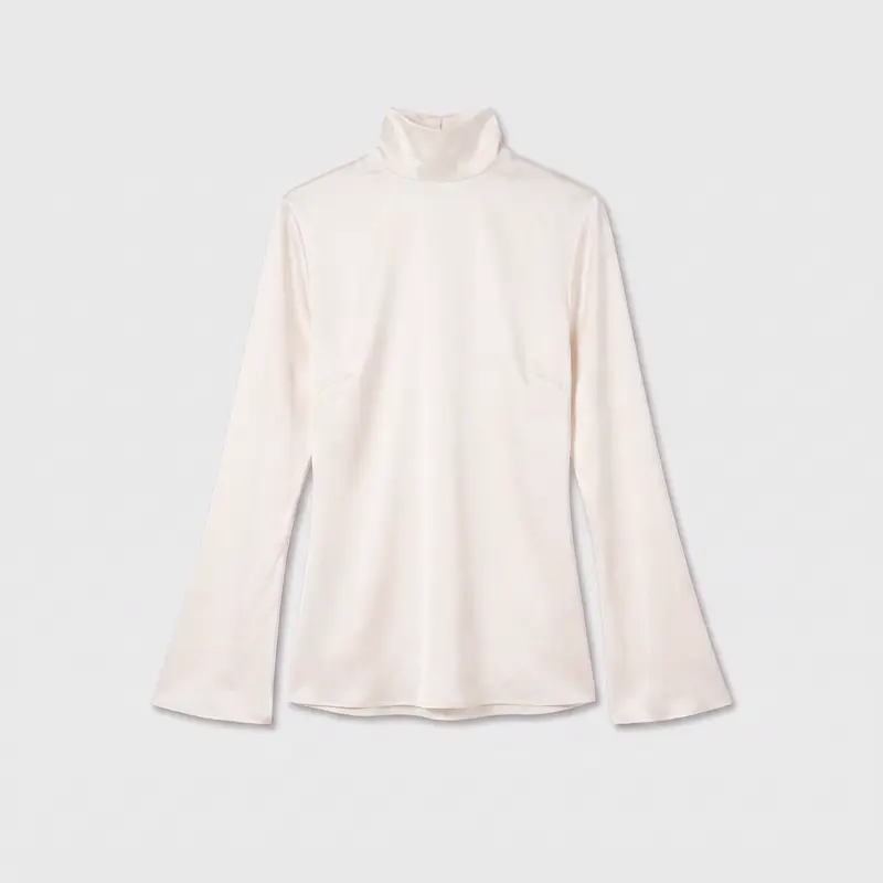 Róhe Minimal Waisted Top Cream