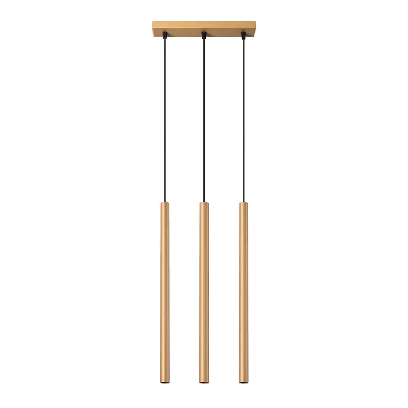 Rondea - 3-flammige Pendelleuchte, goldfarben