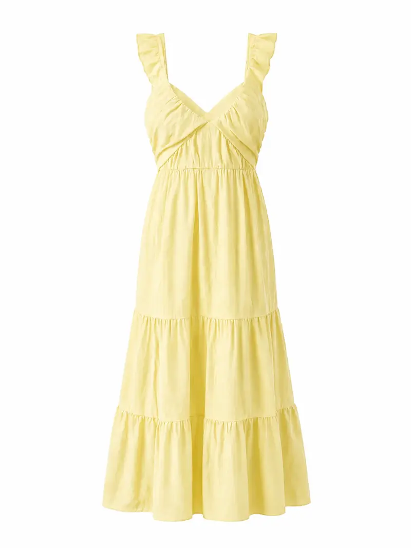 Ruffle Dress Long