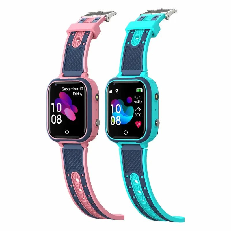 SafeWave 4G - 4G Kinder Smartwatch met GPS, Video Bellen & SOS-Functie – Waterdicht & Veilig