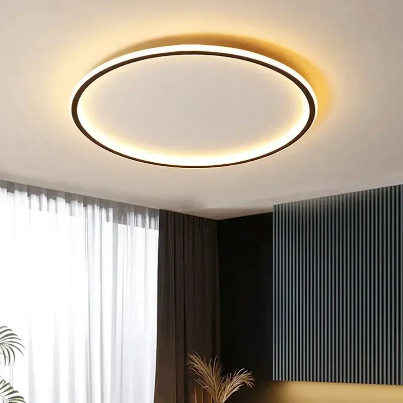 Scandinavische Ronde Plafondlamp | Minimalistisch LED Design voor Woonkamer, Slaapkamer & Hal