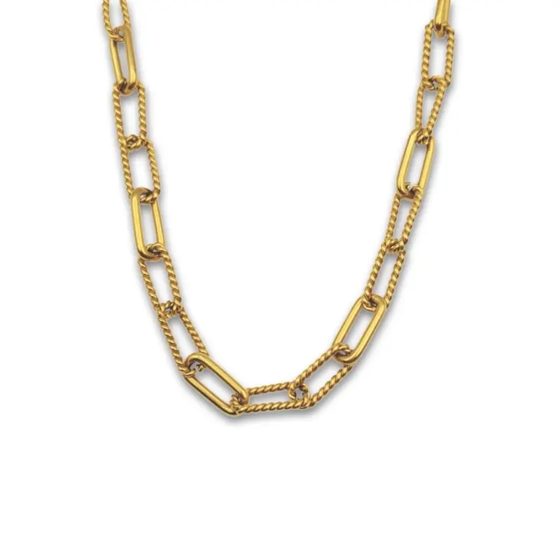Schakel Ketting Dames Chloe - Staal- RVS - Kleur