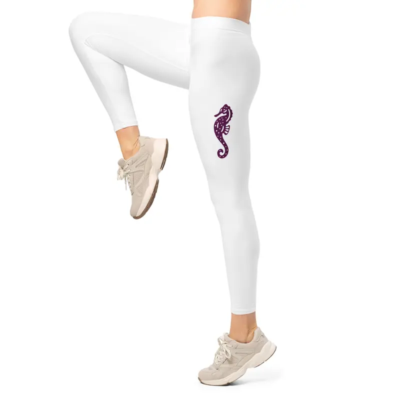 Seahorse Leggings | Ocean-Inspired Activewear Style