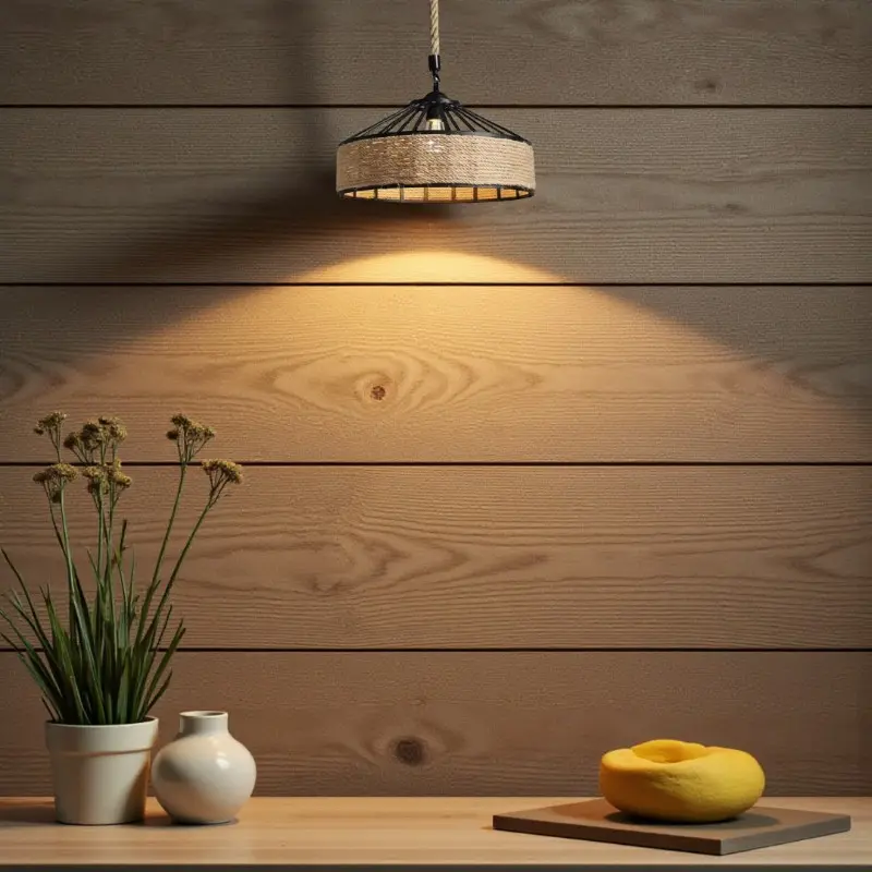 Seil - Pendelleuchte Industrial Vintage