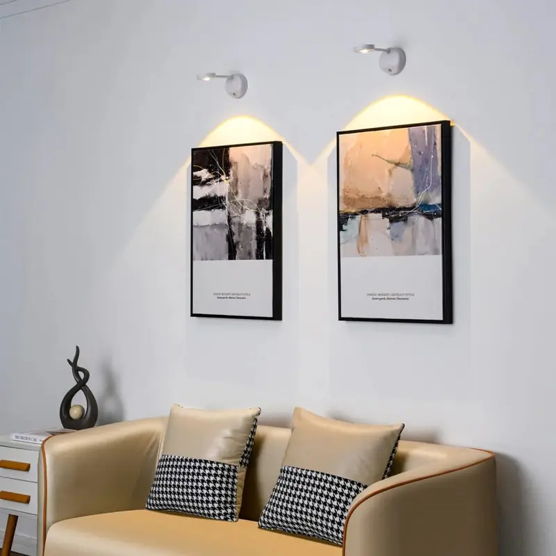 Sensorspot – draadloze led met bewegingsmelder en draaibare kop