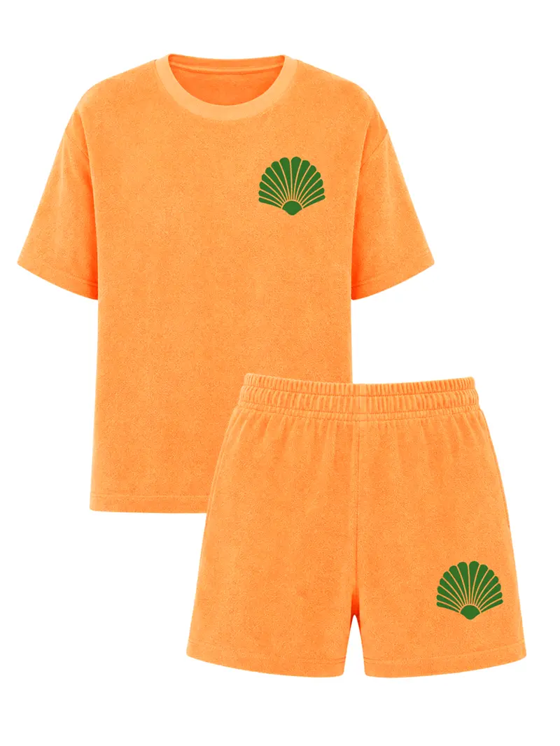 Set Badstof Shell Green Velvet | NOTE