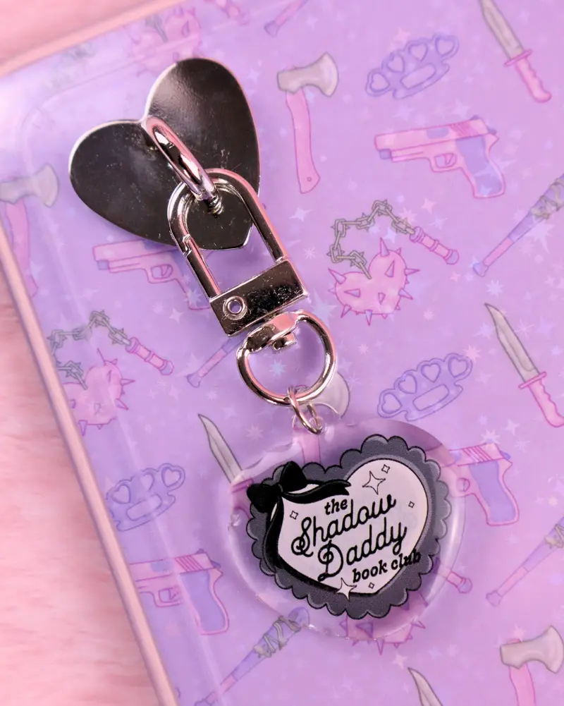 Shadow Daddy Book Club Sticky Heart Charm