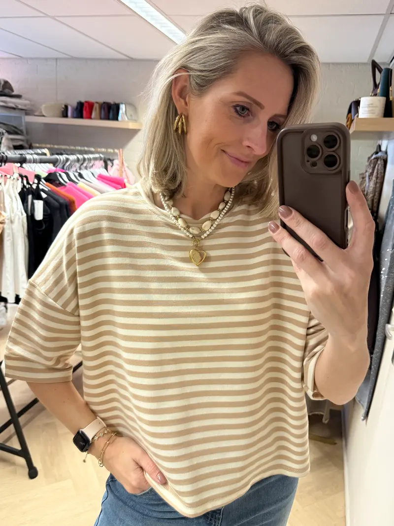 Shirt Mary Streep KM Beige Crème