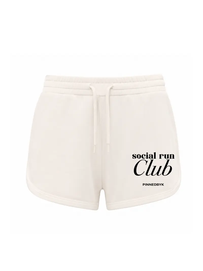 Short Social Run Club Black