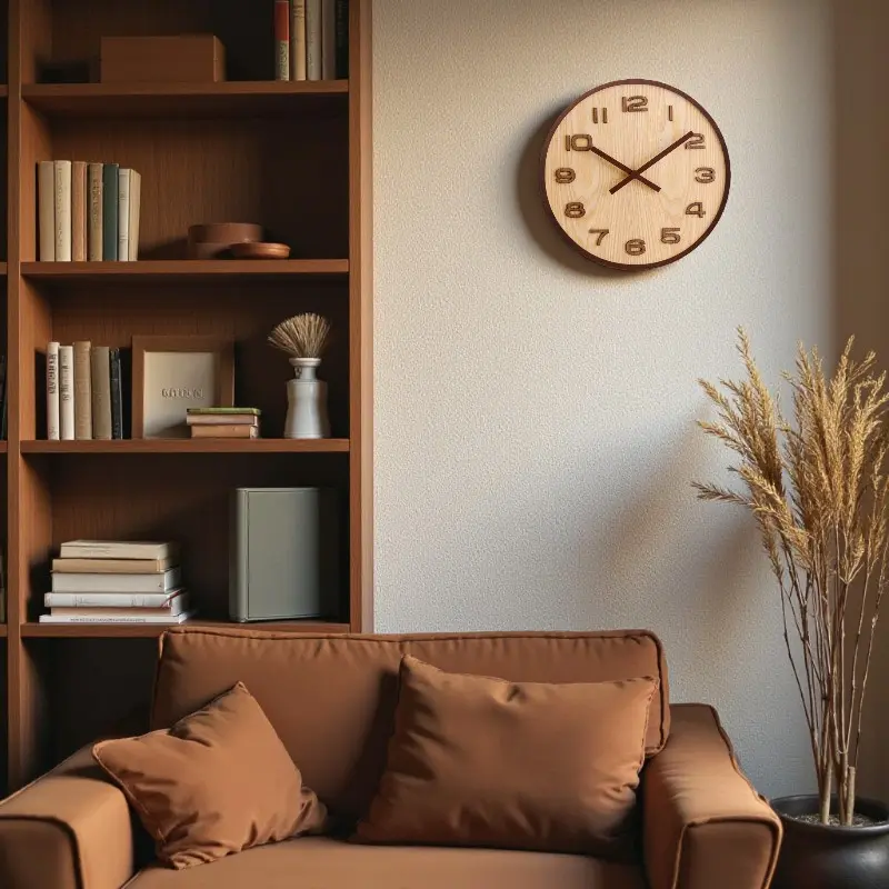 Silent - Batterie-Wanduhr