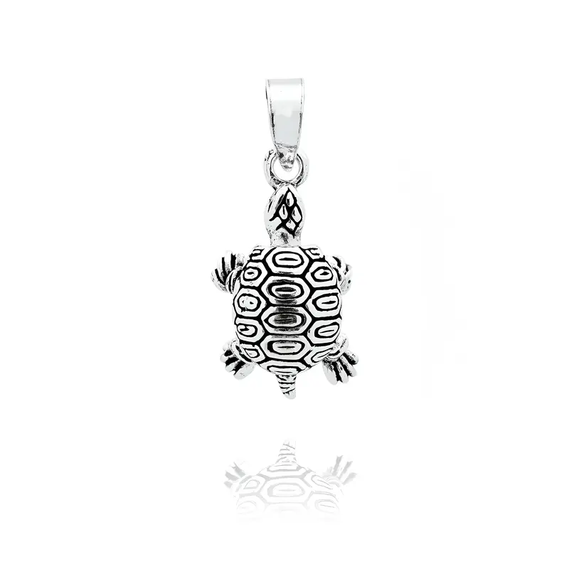 Silver Turtle Pendant