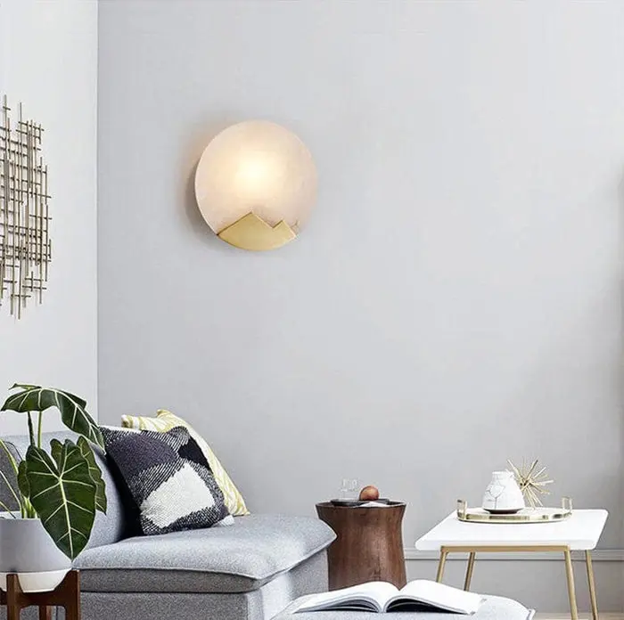 Skandinavische - minimalistische Marmor-Wandleuchte