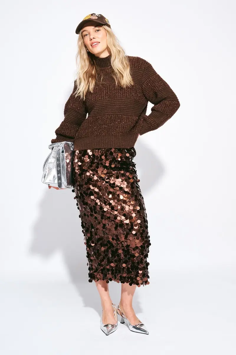 SKIRT - Lina Chocolate Brown