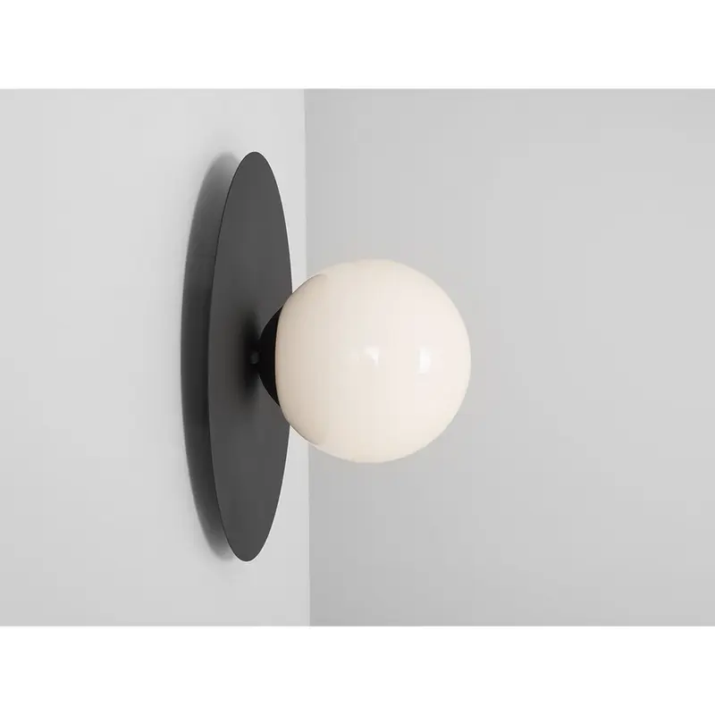 Skiva - Ball M Wandleuchte – Schwarz