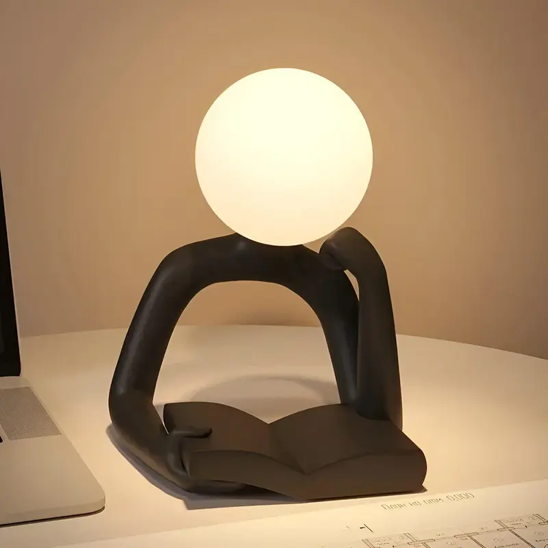 Skulpturale - Designlampe mit abstraktem Motiv