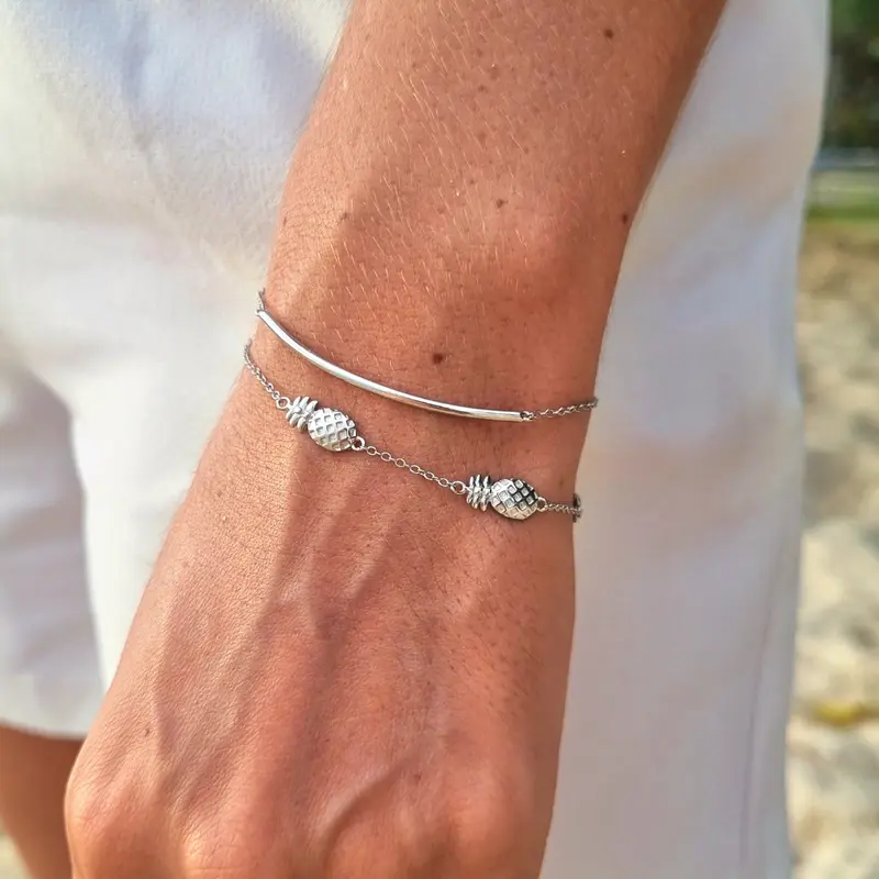 Smal Zilveren Armbandje Met Boogje