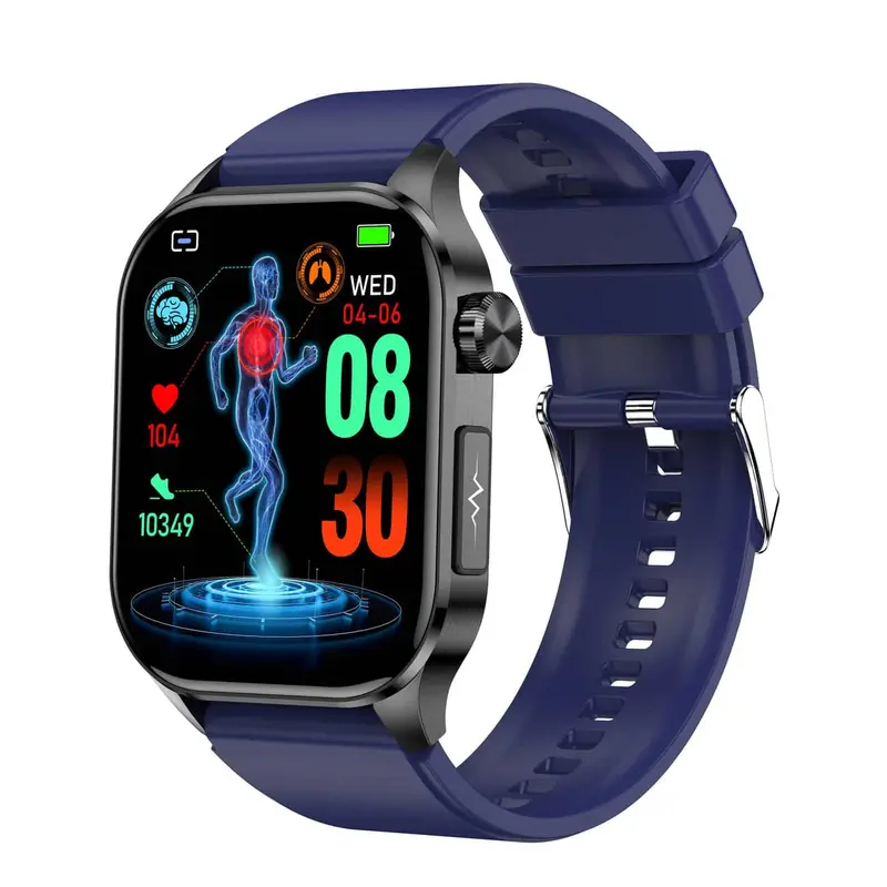SmartHealth Smartwatch – EKG, Bloeddruk & Hartslagmeter – Compatibel met iOS & Android