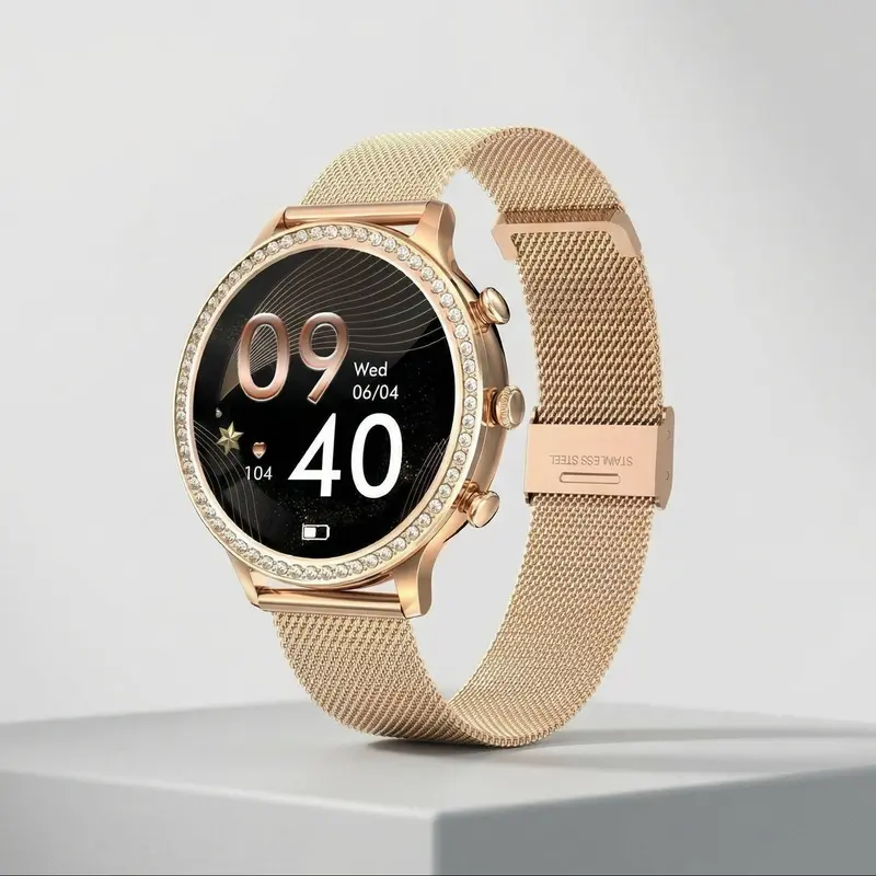 Smartwatch – Touchscreen, Bluetooth-Meldingen en 7 Dagen Accuduur