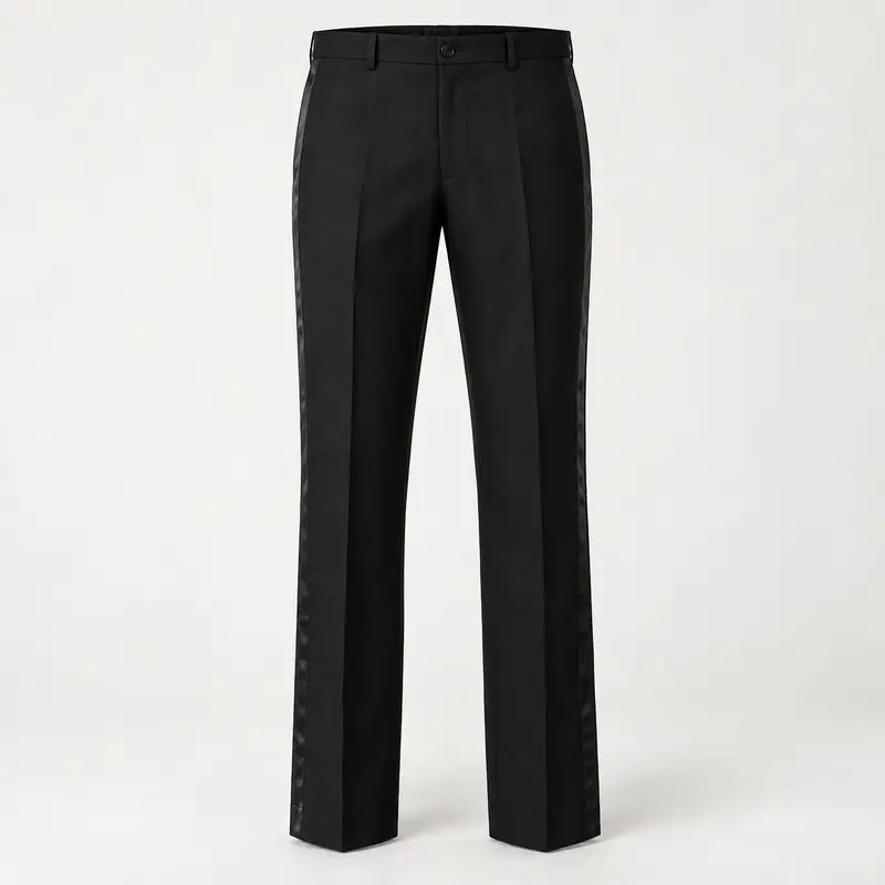 Smoking pantalon uit de verhuur – zwart – nette staat