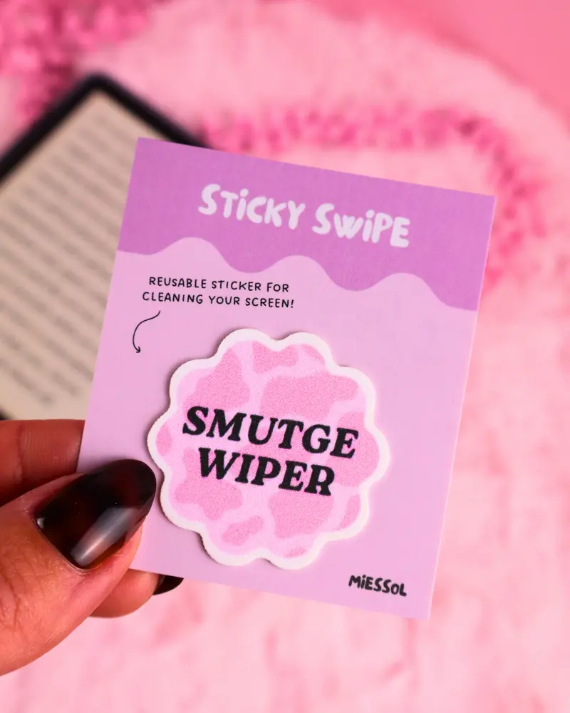 Smutge Wiper Sticky Swipe - A Reusable Sticker for Romance Readers